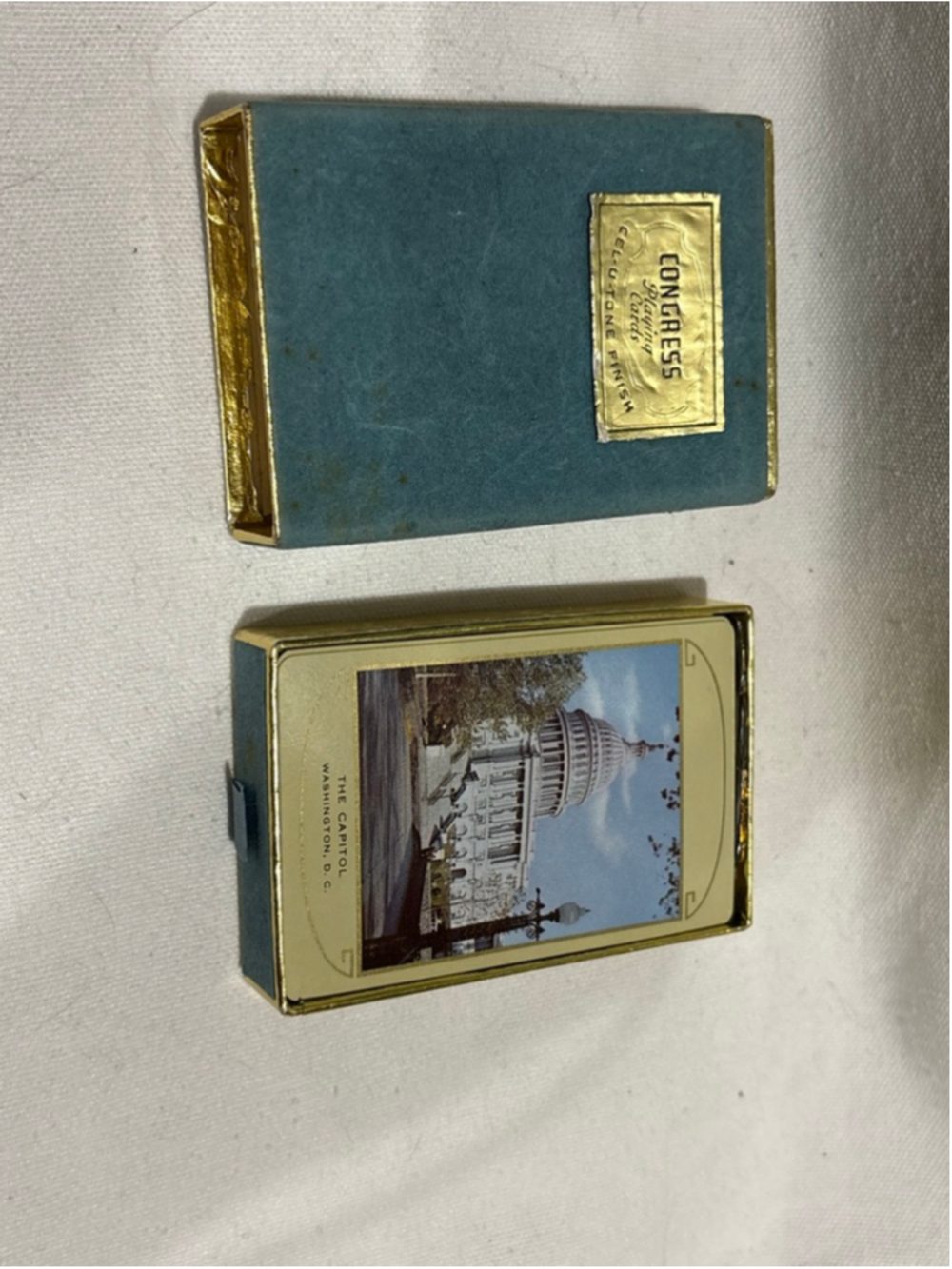 Unbranded Card Games Playing Cards Blue Gold One Size